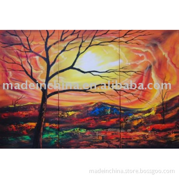 Group oil painting-Scenic&amp;Tree